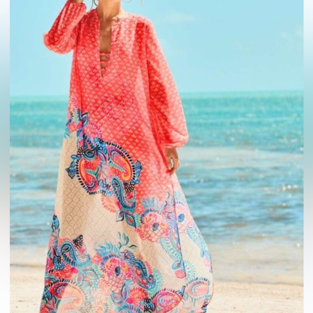 Lilly Pulitzer OVERSIZED MAXI COVERUP FITS XS-LARGE